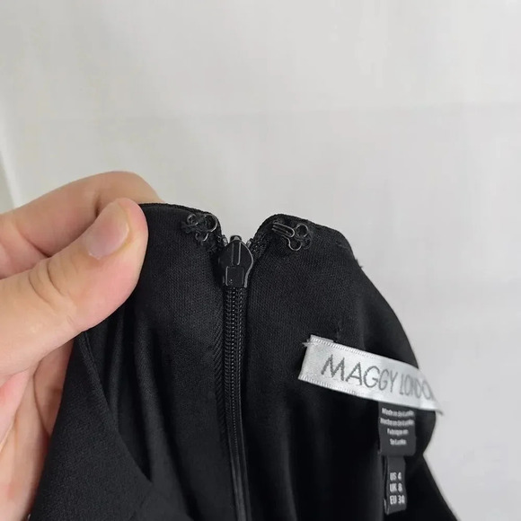 MAGGIE LONDON BLACK DRESS - Picture 12 of 14